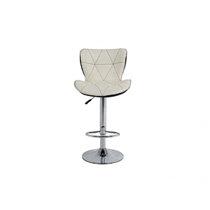 Pu bar stool bar chair with chromed base gaslift