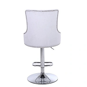 China Manufacturer Free Sample velvet bar stool chair