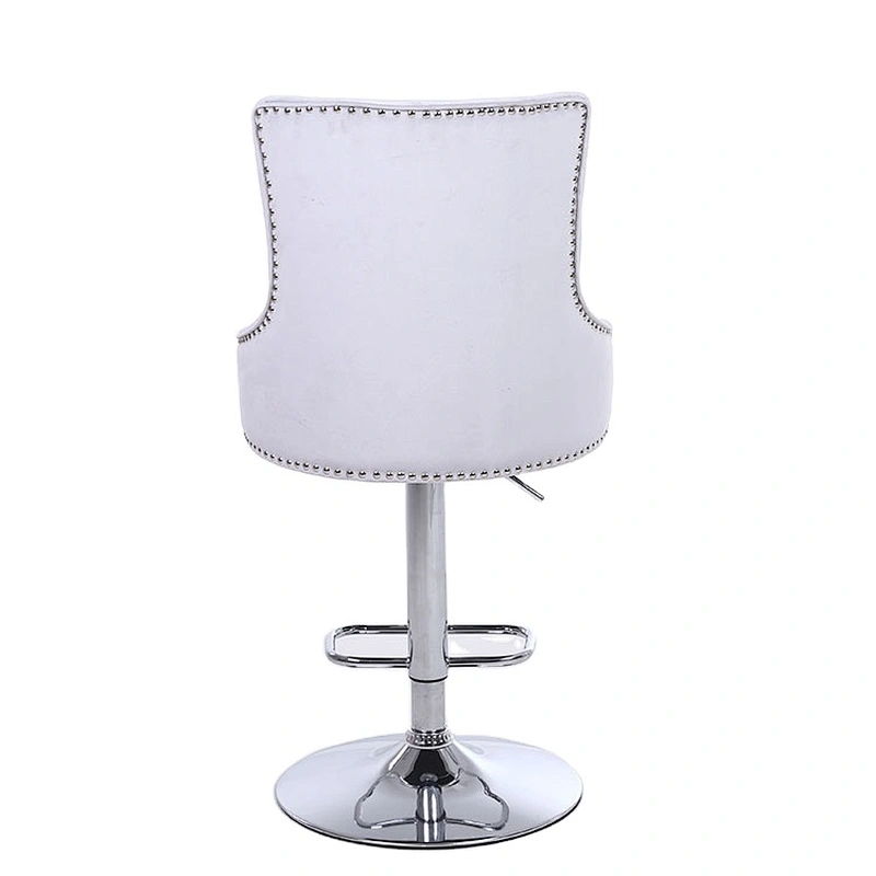 China Manufacturer Free Sample velvet bar stool chair