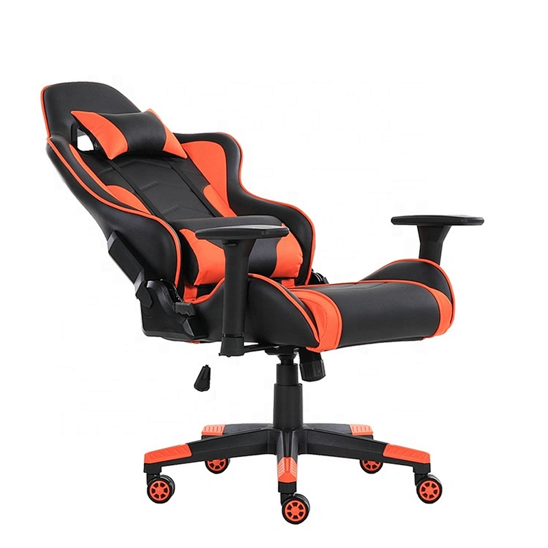 High Back Ergonomic Swivel Orange And Black High Quality Customized Modern Gaming Chair
