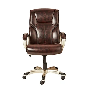 Adjustable ergonomic modern leather leader staff desk office chair