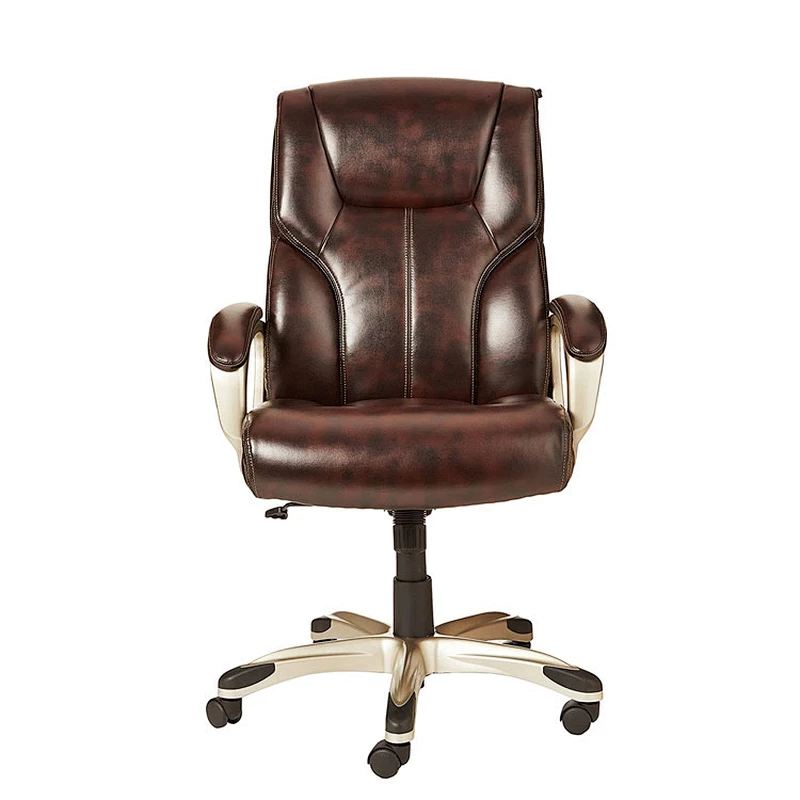Adjustable ergonomic modern leather leader staff desk office chair