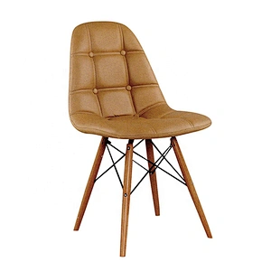 Manufacturer Wholesale Modern Bacco Style Restaurant Dining Catering Chair With wooden Legs