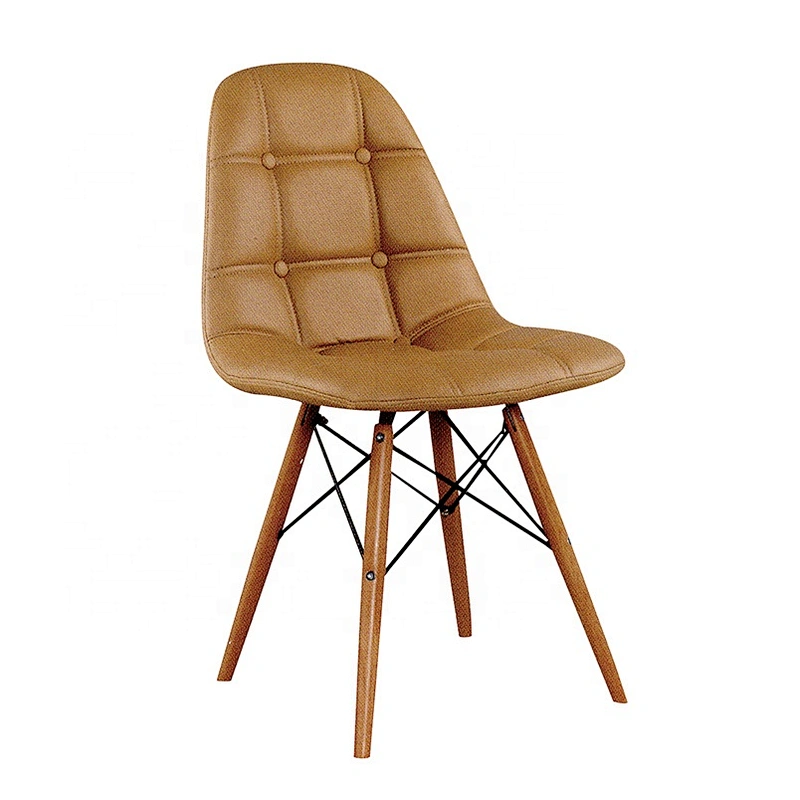 Manufacturer Wholesale Modern Bacco Style Restaurant Dining Catering Chair With wooden Legs