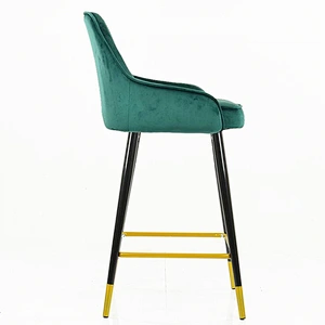 Iron metal foot back cafe dining room chair living room study bar bar chair leisure chair