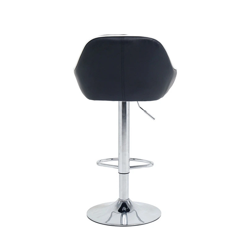 Factory supply backrest footrest round tray liftable and rotatable reception desk chair cashier chair bar chair
