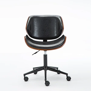 Factory direct sales in Europe and America with pulley backrest home cafe bar chair lift rotating curved wood high stool