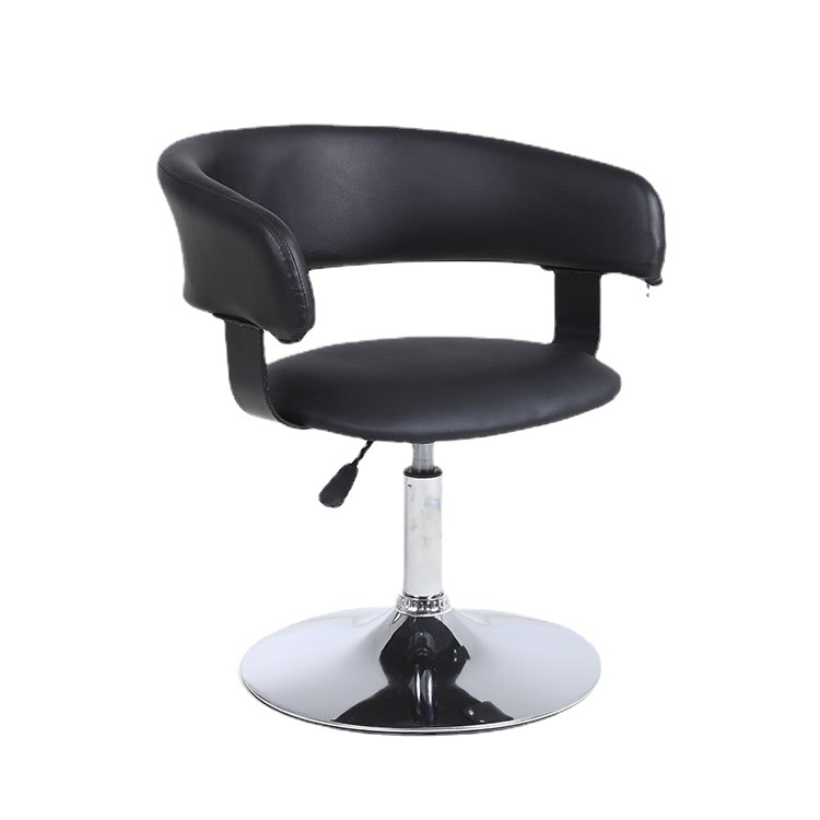 Factory special offer leisure simple round tray backrest rotatable living room leisure bar sofa chair barber chair bar chair