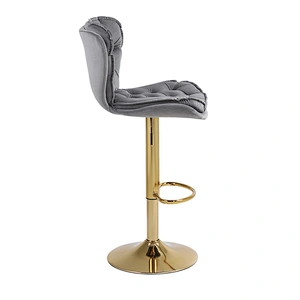 Home Modern Luxury Factory price wholesale fabric bar stool with back rest