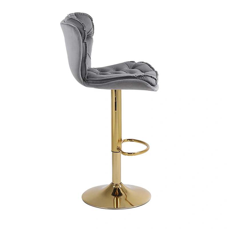 Home Modern Luxury Factory price wholesale fabric bar stool with back rest