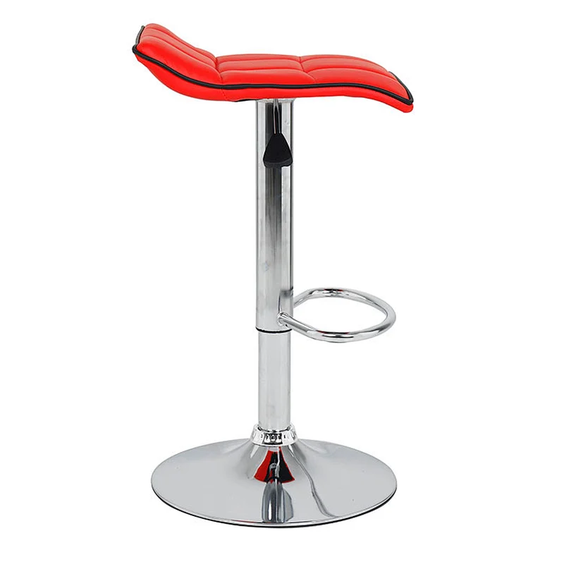 Wholesale Cheap Modern Pu Seat Adjustable High Metal Bar Stool for Kitchen