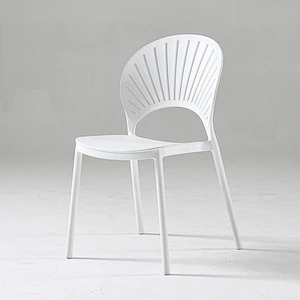 Wholesale Classic Nordic Cheap stackable dining chair room furniture dining counter chair