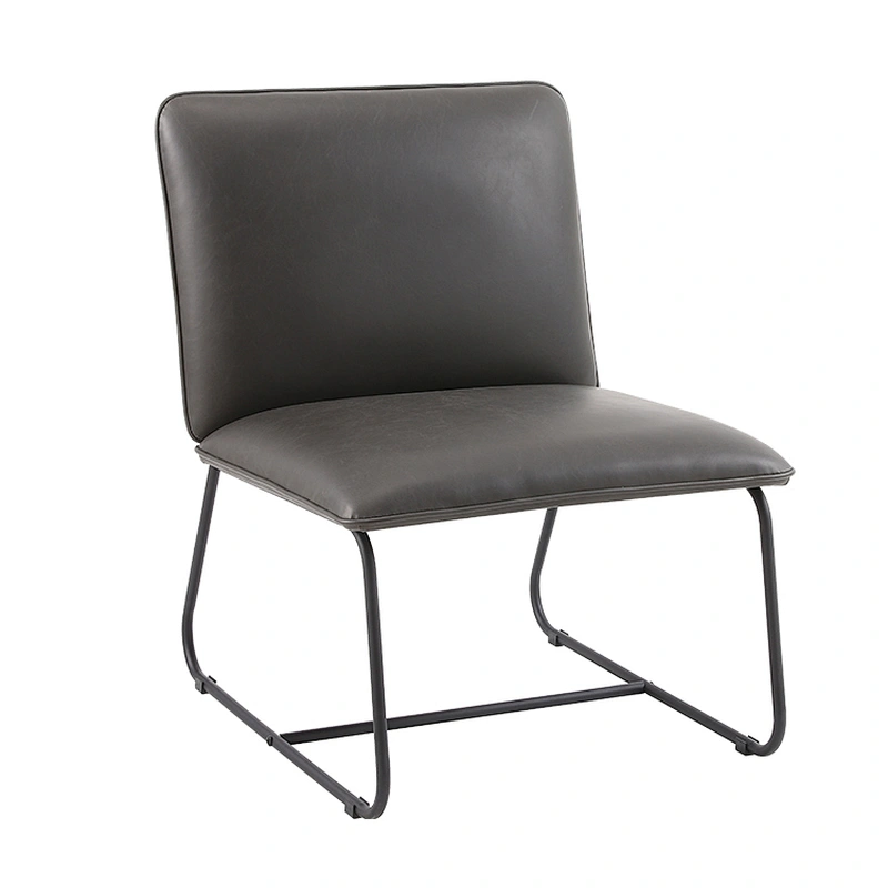 Modern Design Vintage Single Chair Home Furniture Living Room  Leather Sofa Dining Chair