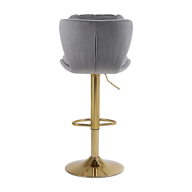 Home Modern Luxury Factory price wholesale fabric bar stool with back rest