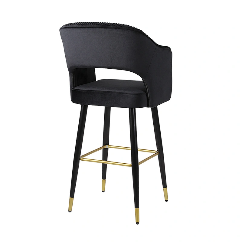 Bar stools High chairs Fashion modern furniture Velvet back high stools