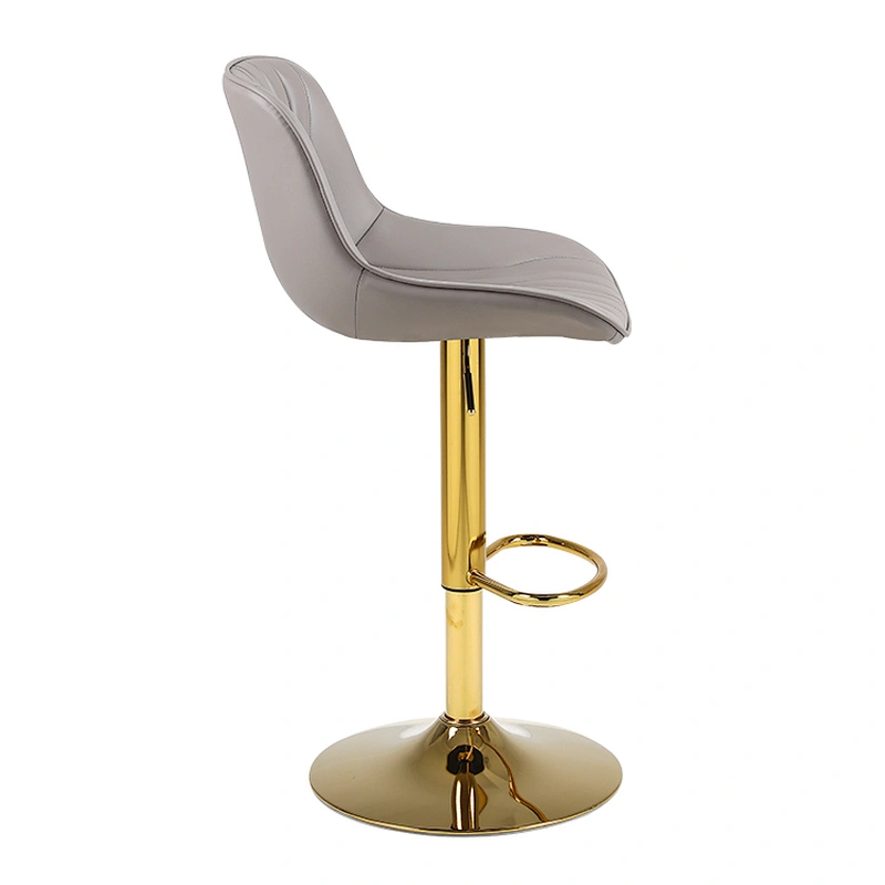 Modern Swivel Bar Stool with Comfortable Backrest