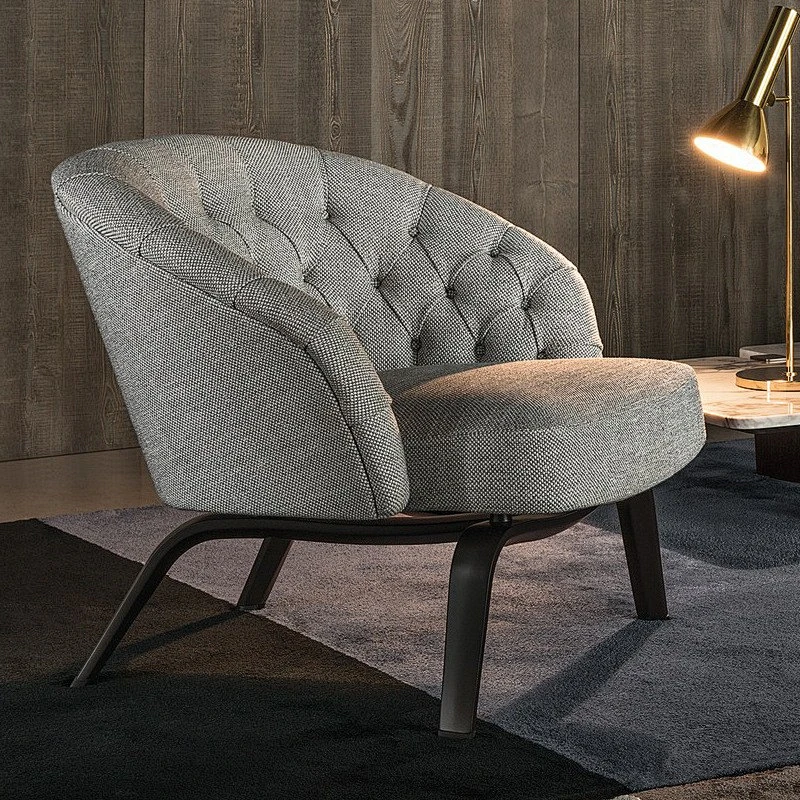 Tufted Leisure Modern Furniture Velvet Armchair sofa single chair