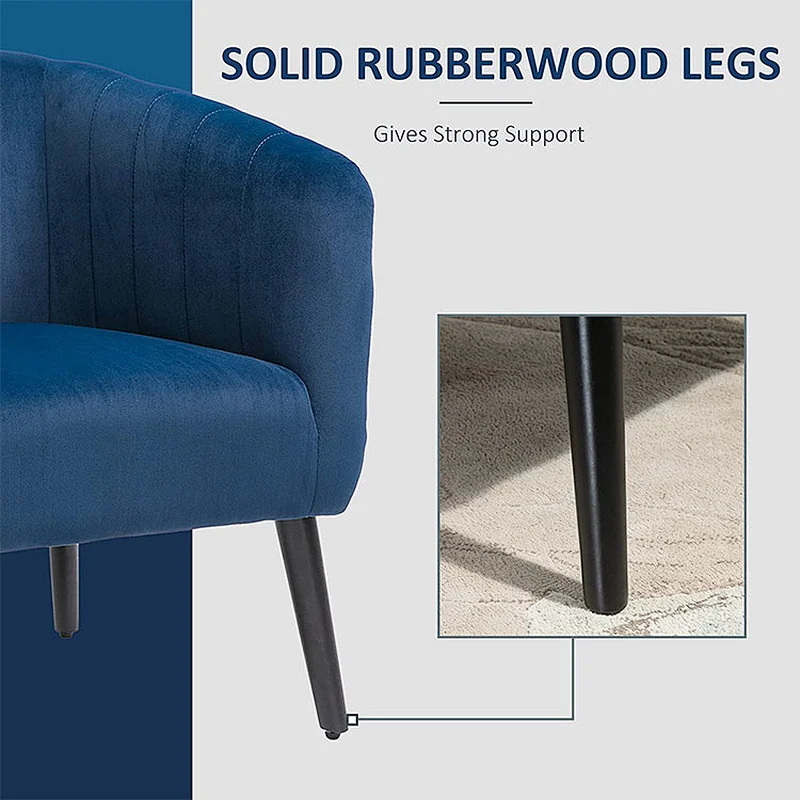 Luxury nordic design dinning furniture fabric velvet dining chair
