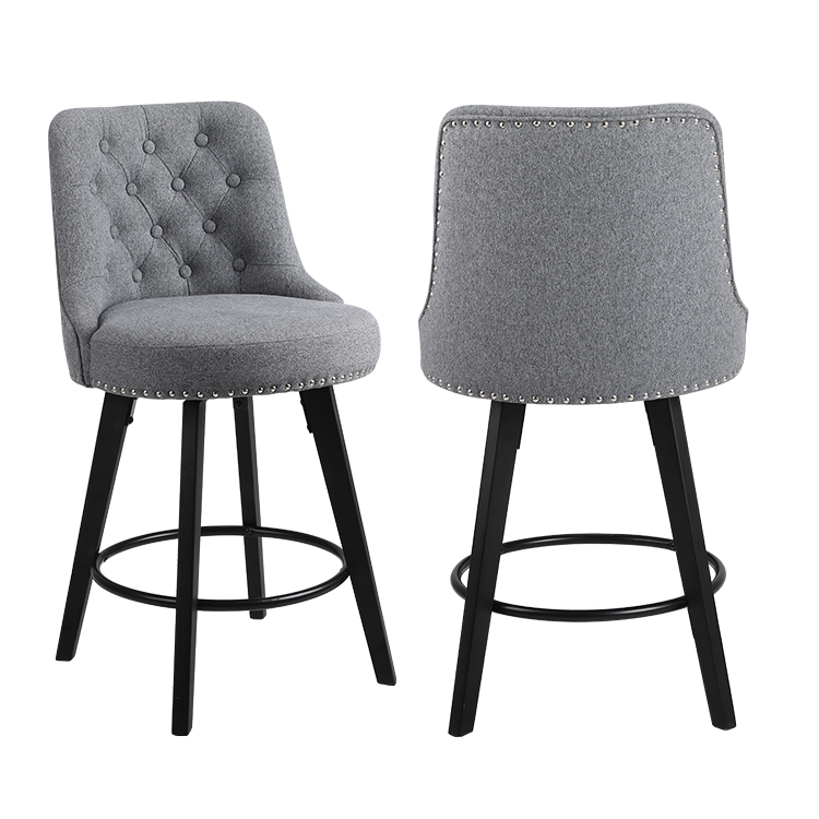 High-Back Bar Stool for Tall Counter Seating