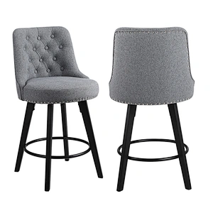 High-Back Bar Stool for Tall Counter Seating