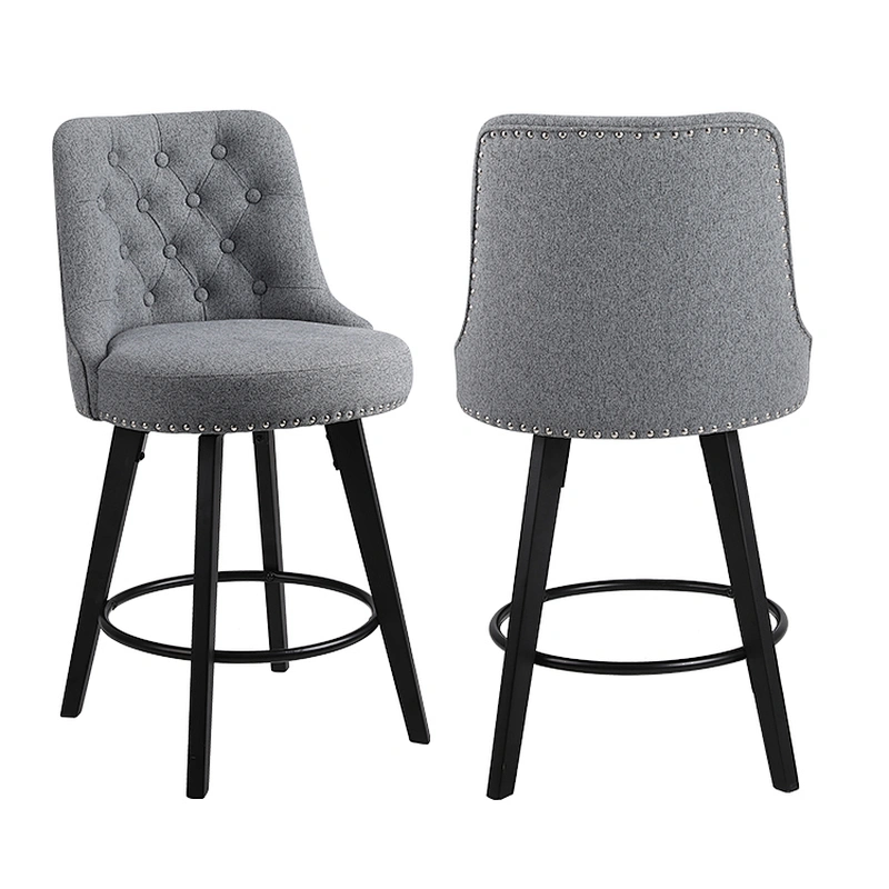 High-Back Bar Stool for Tall Counter Seating