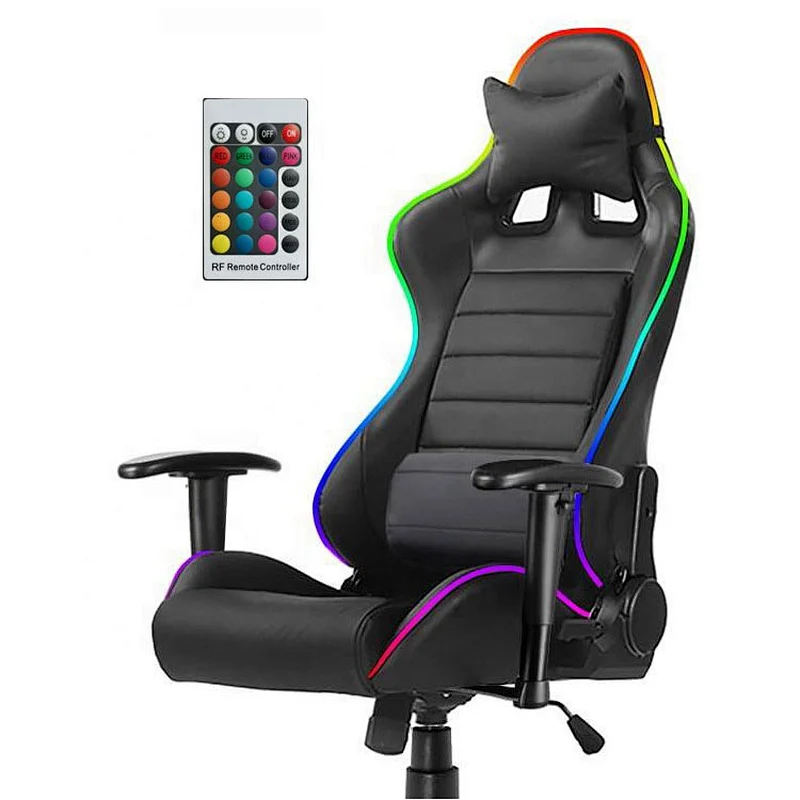 Led rgb light personal use cheap new wholesale luxury gaming chair rgb