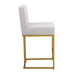 Padded Bar Stool with Plush Upholstery