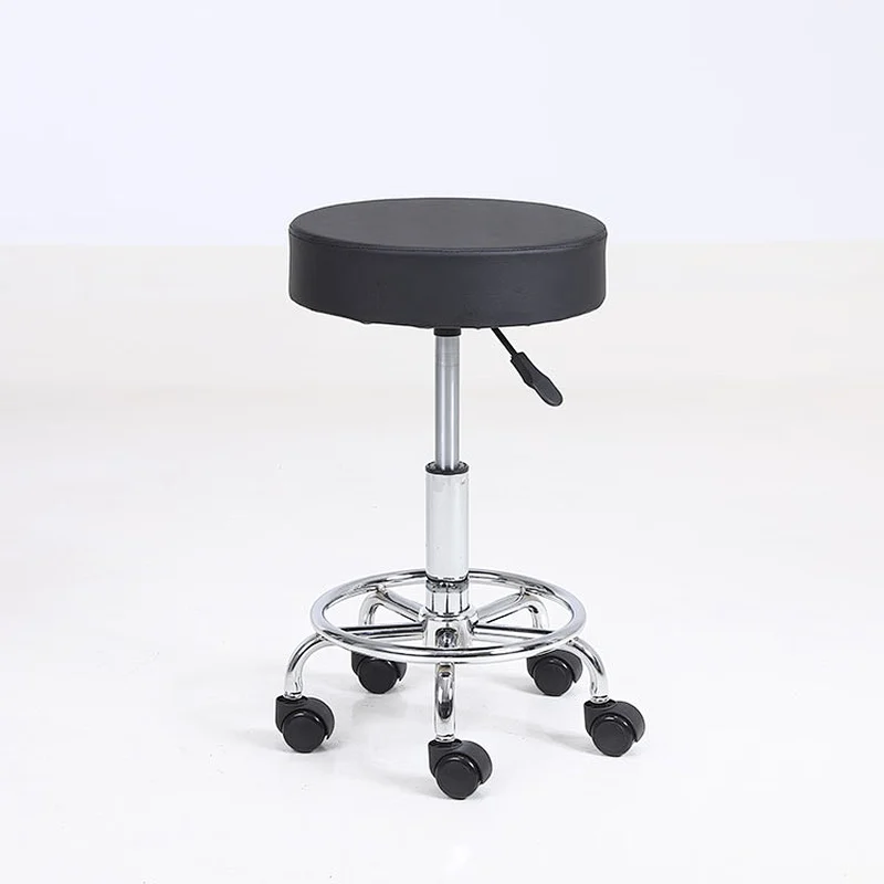 Round seat medical ergonomic dental assistant office stool