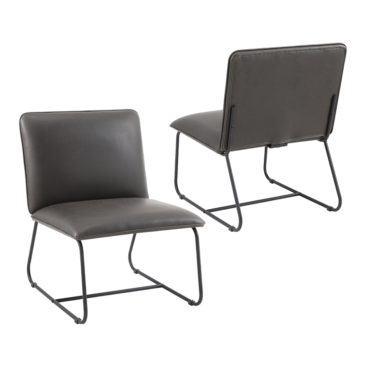 Modern Design Vintage Single Chair Home Furniture Living Room  Leather Sofa Dining Chair