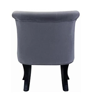 The Wood Legs Velvet modern contemporary Side Chair