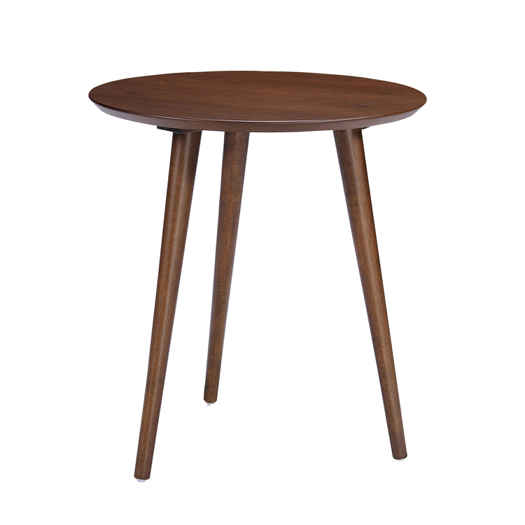 Solid Wood End Multi Nesting Side wooden round coffee table