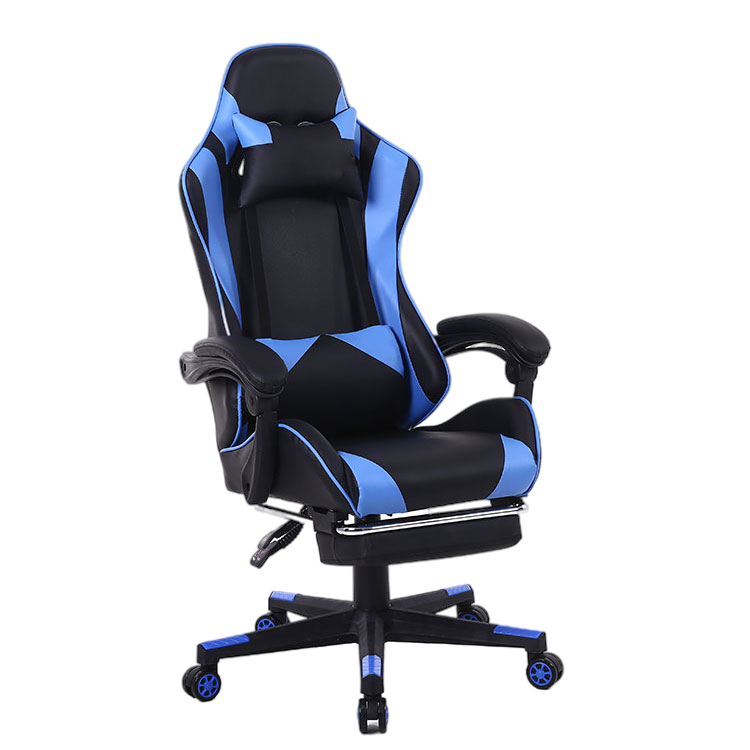 Anji New Design Line Grey With Black PVC 2D Armrest ergonomic gaming chair custom