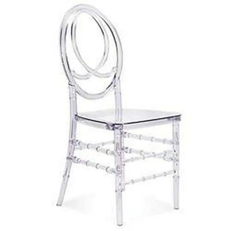 Transparent Acrylic hotel conference hall chairs banquet