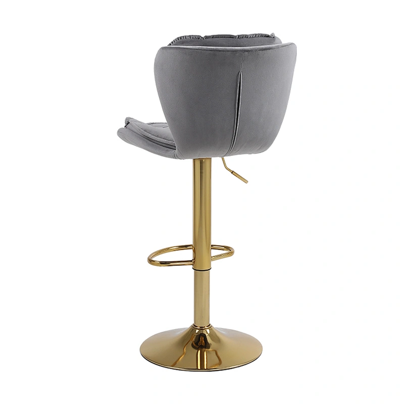 Home Modern Luxury Factory price wholesale fabric bar stool with back rest