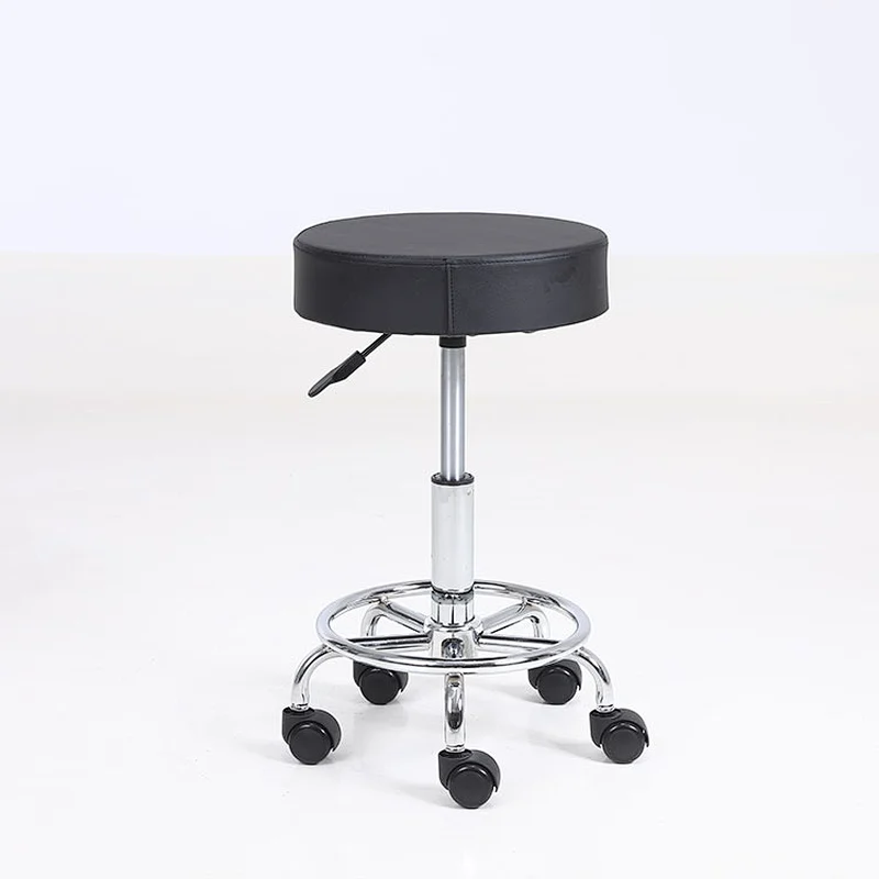 Round seat medical ergonomic dental assistant office stool