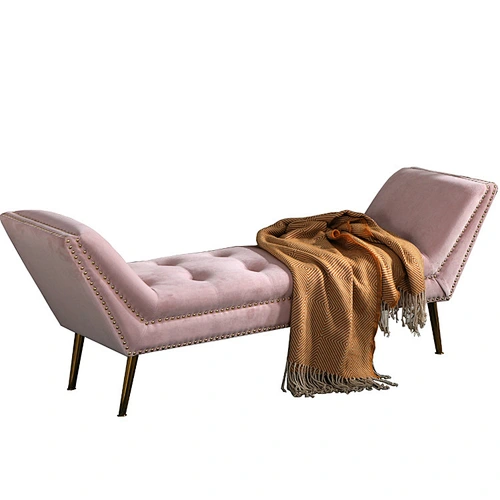 Modern Luxury Italian design bed end stool bench