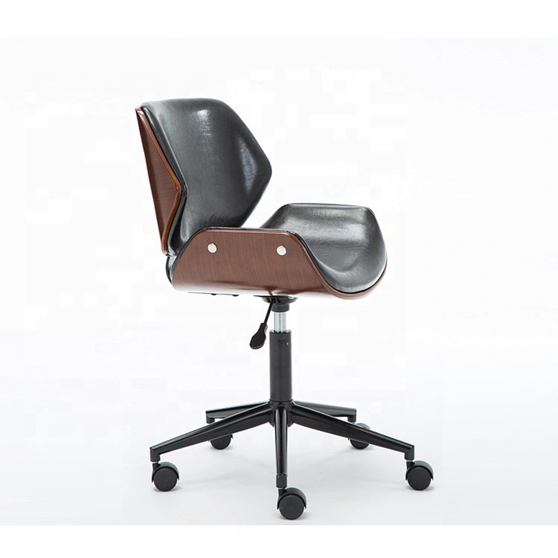 Modern bentwood office chair swivel computer leather office chair