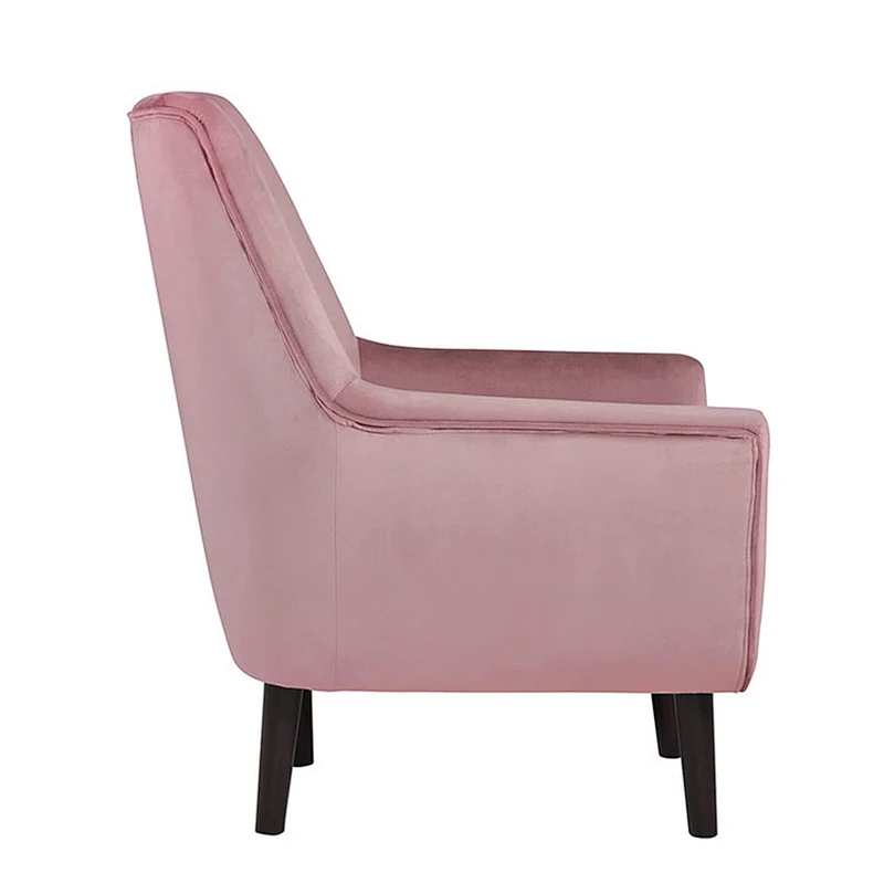 Velvet Tufted strong back and a deep seat modern furniture accent chair