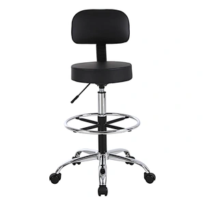 Adjustable modern saddle chair hydraulic beauty salon furniture Salon Saddle Rolling Stool