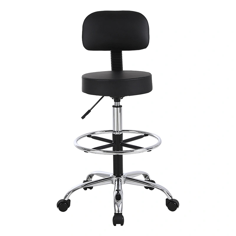 Adjustable modern saddle chair hydraulic beauty salon furniture Salon Saddle Rolling Stool