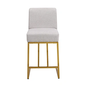 Padded Bar Stool with Plush Upholstery