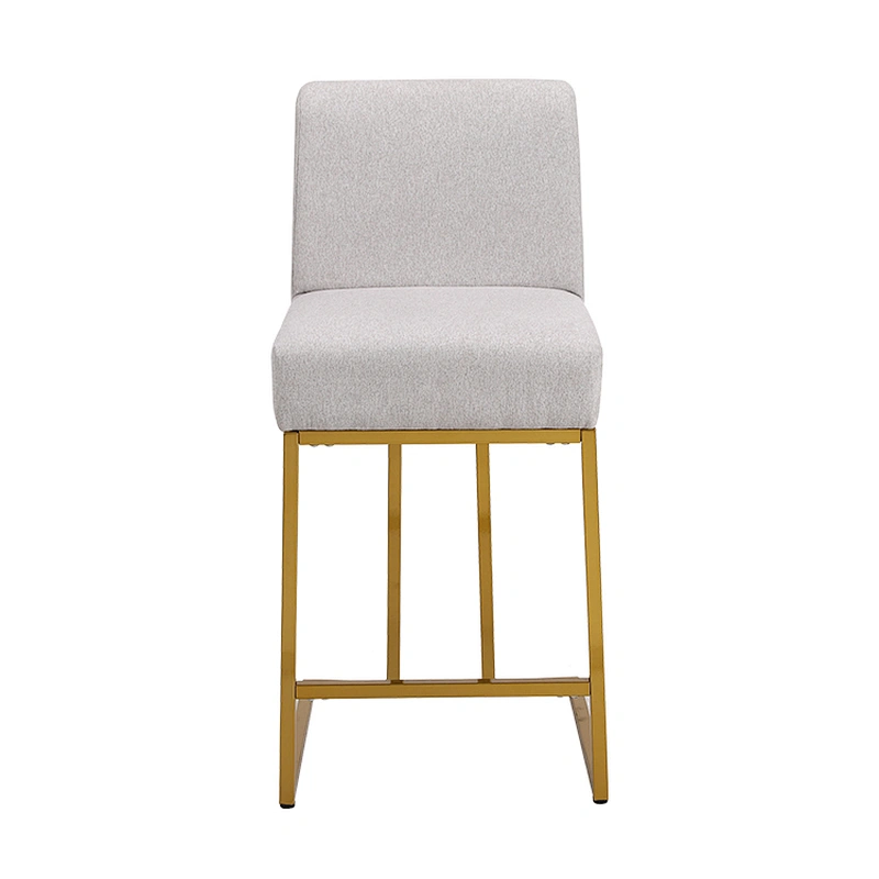 Padded Bar Stool with Plush Upholstery