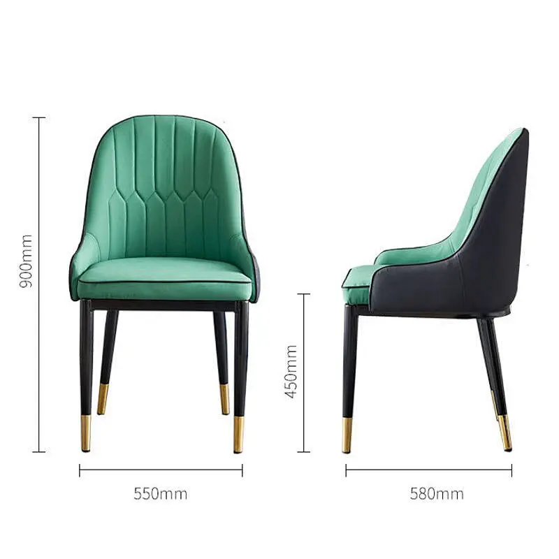Sale event furniture french upholstered nordic velvet dining room chairs modern leather