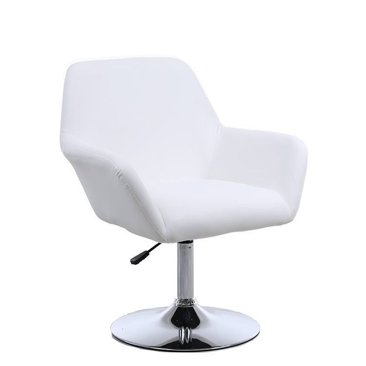 Most popular  salon furniture white Stainless Steel Barber salon Chairs