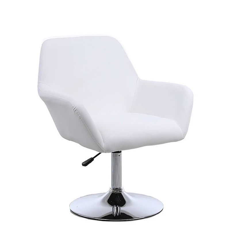 Most popular  salon furniture white Stainless Steel Barber salon Chairs