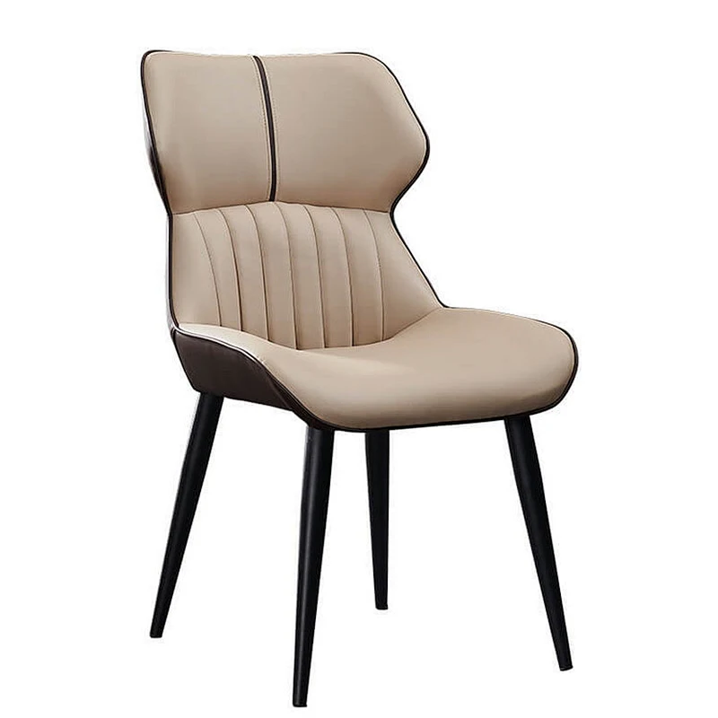 Wholesale Home Furniture coffee hotel Luxury Upholstered Soft back velvet fabric dining chair with metal legs