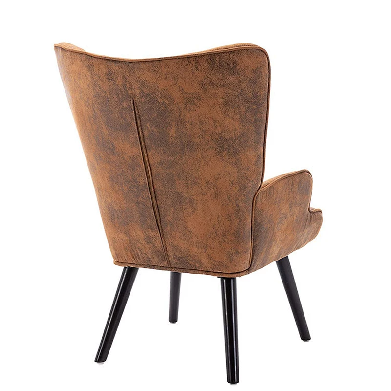 Reading Living Room Bedroom Waiting Room Accent Chair Vintage Wingback Chair  Mid Century Tall Back Desk Chair