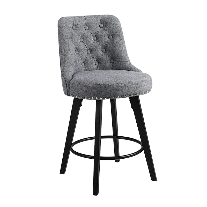 High-Back Bar Stool for Tall Counter Seating