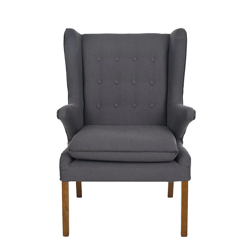 Modern Designer Furniture living room dining room Mid-Century Steel Gray Arm Chair