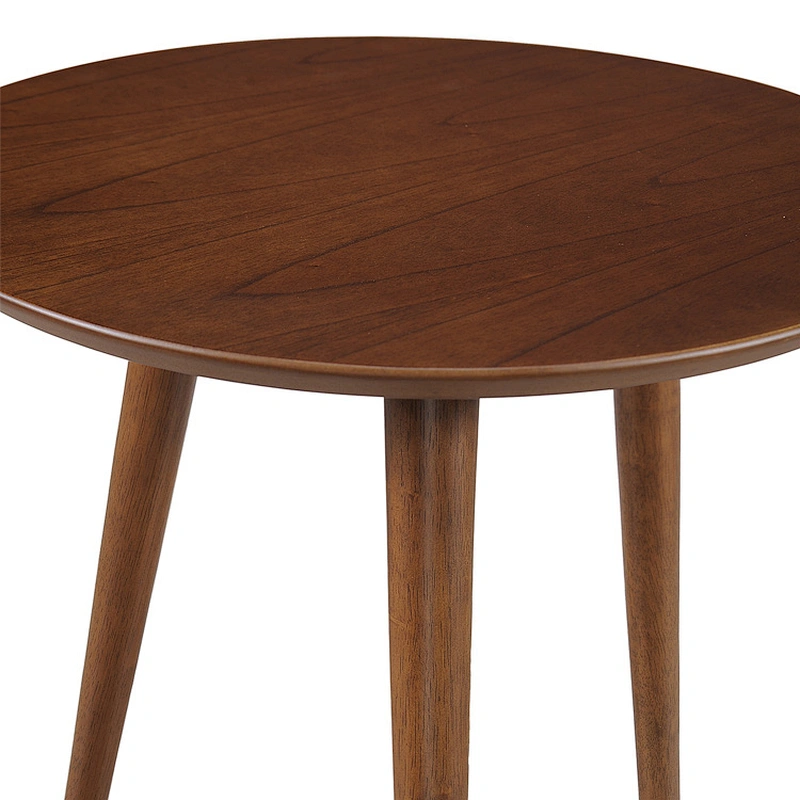 Solid Wood End Multi Nesting Side wooden round coffee table